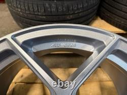 19 JANTES EN ALUMINIUM ARGENT BMW STYLE COMPÉTITION DÉCALÉES + PNEUS 5x120 CONCAVE XT2