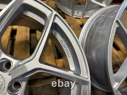 19 JANTES EN ALUMINIUM ARGENT BMW XT2 STYLE COMPÉTITION DÉCALÉES 5x120 CONCAVE