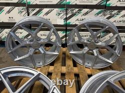 19 JANTES EN ALUMINIUM ARGENT BMW XT2 STYLE COMPÉTITION DÉCALÉES 5x120 CONCAVE