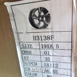 19 JANTES EN ALUMINIUM Jeu de 5X112 Noires Dcut RS Compatible Audi A4 A5 A6 A7 RS6 RS7 STYLE