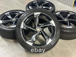 19 JANTES EN ALUMINIUM STYLE BRAS DE ROTOR AUDI 5x112 A7 S7 A6 S6 A5 S5 A4 S4 B8.5 9 NOIR