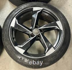 19 JANTES EN ALUMINIUM STYLE BRAS DE ROTOR AUDI 5x112 A7 S7 A6 S6 A5 S5 A4 S4 B8.5 9 NOIR