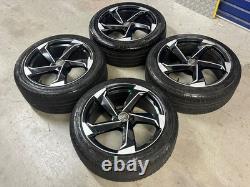 19 JANTES EN ALUMINIUM STYLE BRAS DE ROTOR AUDI 5x112 A7 S7 A6 S6 A5 S5 A4 S4 B8.5 9 NOIR