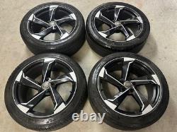 19 JANTES EN ALUMINIUM STYLE BRAS DE ROTOR AUDI 5x112 A7 S7 A6 S6 A5 S5 A4 S4 B8.5 9 NOIR
