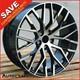 19 Jantes En Aluminium Style R8 Bp Avec 4 Pneus S'adapte À Audi A3 A4 A6 Tt Pcd 5x112