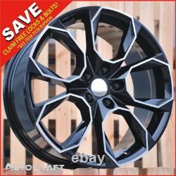 19 JANTES EN ALUMINIUM STYLE VRS BP X4 PNEUS S'adaptent AUX SEAT / SKODA PCD 5x112