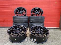 19 Jantes Alliage Ford Style Noir Brillant Focus Kuga 8x19 5x108 Aluwerks & Pneus