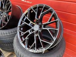19 Jantes Alliage Ford Style Noir Brillant Focus Kuga 8x19 5x108 Aluwerks & Pneus