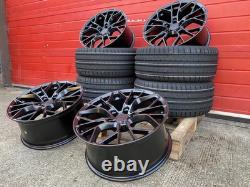 19 Jantes Alliage Ford Style Noir Brillant Focus Kuga 8x19 5x108 Aluwerks & Pneus