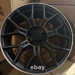 19 Jantes en Alliage AMG Style Satin Noir Décalées 8/9J ET32/30