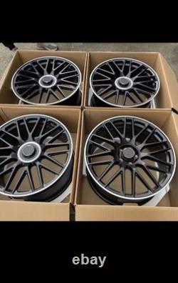19 Jantes en alliage style C63 S AMG noir satiné Mercedes Classe C E W213 W205