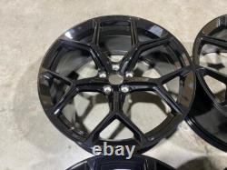 19 Jantes en alliage style RS6 2023 noires brillantes 5x112 pour Audi A3 A4 VW Golf MK6 MK7 MK8
