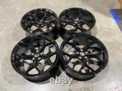 19 Jantes en alliage style RS6 2023 noires brillantes 5x112 pour Audi A3 A4 VW Golf MK6 MK7 MK8