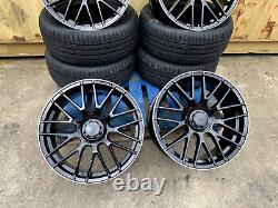 19 Jantes et Pneus Alliage Style C63s Mercedes Twist pour Mercedes Classe C W205 NOUVEAU LOT
