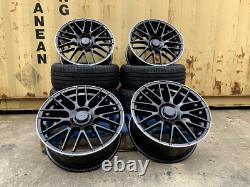 19 Jantes et Pneus Alliage Style C63s Mercedes Twist pour Mercedes Classe C W205 NOUVEAU LOT