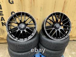 19 Jantes et Pneus Alliage Style C63s Mercedes Twist pour Mercedes Classe C W205 NOUVEAU LOT