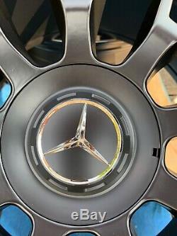 19 Mercedes Amg En Alliage De Style C63s Roues Seulement Noir / Pol Mercedes Classe E W212