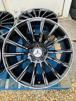 19 Mercedes Amg Turbine Style Alloy Wheels Only B+p Edge Mercedes Classe E W212
