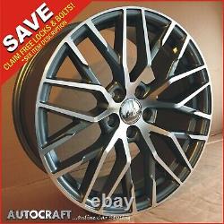 19 R8 Gp Style Alloy Whoels Tyres Audi A4 A5 A6 A7 A8