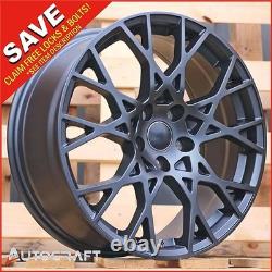 19 RS3 2025 SG Style ROUES EN ALUMINIUM X4 PNEUS S'adapte AUDI A3 A4 A6 TT PCD 5X112