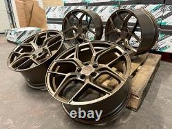 19 Roues en Alliage Bronze Nouveau Style XT2 Competition Concave pour BMW Série 4 NOUVEAU SET