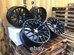 19 Roues en alliage STYLE R8 8.5J 5X112 NOIR pour VW Golf Caddy Audi A3 A4 TT x4
