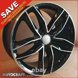 19 Rs6 Bp Style Alloy Whoels + Tyres Convient Audi A3 A4 A6 Tt Pcd 5x112