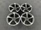 19 X4 Nouvelles Jantes Alliage Style Rs5 Avant 2025 Gris M&eacute;tal Pour Audi A3 A4 A6 Q3 5x112