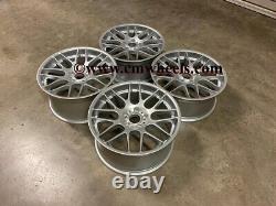 19 X4 Nouvelles Roues En Alliage De Style Csl Quartz Argent Bmw 5x120 E46 E90 Z4 F30 E92