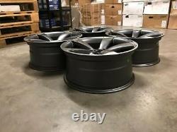 19 X4 Ttrs Rotor Concave Style Alliage Roues Satin Gun Metal Audi A5 A7 S7
