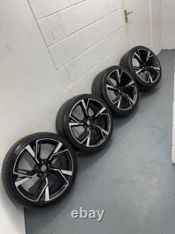 19 jantes alliage Audi RS6 2020 style noir brillant avec pneus Michelin pour Audi A3 S3 RS3