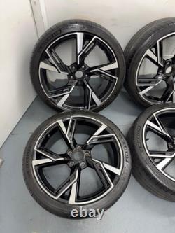 19 jantes alliage Audi RS6 2020 style noir brillant avec pneus Michelin pour Audi A3 S3 RS3