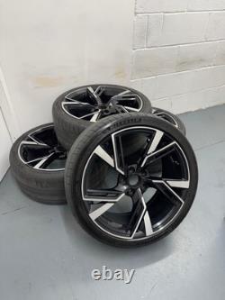 19 jantes alliage Audi RS6 2020 style noir brillant avec pneus Michelin pour Audi A3 S3 RS3