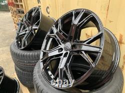 19 jantes en alliage style Golf R noires 19 pouces VW Golf XT4 et pneus 235/35/19 Golf Caddy +