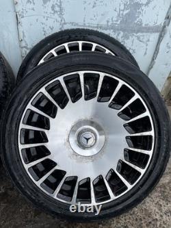 19 jantes en alliage style Maybach pour Mercedes W221 W222 avec pneus