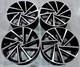 19 X4 Jantes En Alliage Style Spielberg Vw Gloss Black Vw Golf Mk5 Mk6 Mk7 Mk8