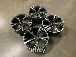 20 2020 Rs6 Performance Style Alloy Wheels Satin Gun Metal Audi A5 A7 S5 S7 Rs5