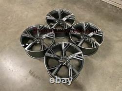 20 2020 Rs6 Performance Style Alloy Wheels Satin Gun Metal Audi A5 A7 S5 S7 Rs5