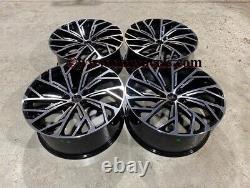 20 2022 S8 Style Performance Alliage Roues Noir Machined Audi A4 A5 A6 A7 5x112
