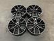 20 Jantes Alliage Noires Usinées Style Rs6 Performance Audi A4 A5 A6 A7 A8 5x112