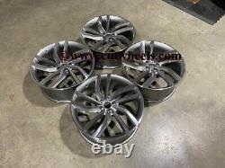 20 Jantes Alliage Style Labyrinthe Gun Metal Usinées Jaguar E F Pace XE XF 5x108
