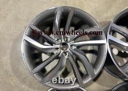 20 Jantes Alliage Style Labyrinthe Gun Metal Usinées Jaguar E F Pace XE XF 5x108