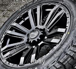 20 Jantes en Alliage Black Stryke uniquement pour Toyota 4 Runner Land Cruiser Hi Lux Prado