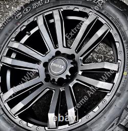 20 Jantes en Alliage Black Stryke uniquement pour Toyota 4 Runner Land Cruiser Hi Lux Prado