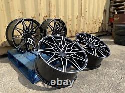 20 Jantes en Alliage POL Noires 5x112 Compatibles avec BMW Série 3 4 G20 G21 G22 G23 G26 G30 G31