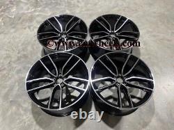 20 Jantes en Alliage Style E53 Noir Brillant Usiné pour Mercedes Classe E W205 W212 W213