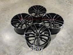 20 Jantes en Alliage Style E53 Noir Brillant Usiné pour Mercedes Classe E W205 W212 W213