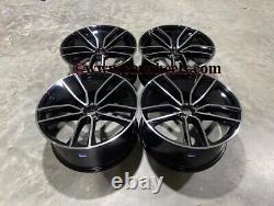 20 Jantes en Alliage Style E53 Noir Brillant Usiné pour Mercedes Classe E W205 W212 W213