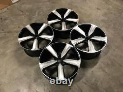 20 Jantes en Alliage Style RS4 RS5 2020 Noir Brillant Usiné Audi A5 A6 A7 5x112