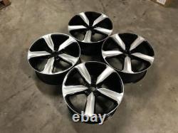20 Jantes en Alliage Style RS4 RS5 2020 Noir Brillant Usiné Audi A5 A6 A7 5x112
